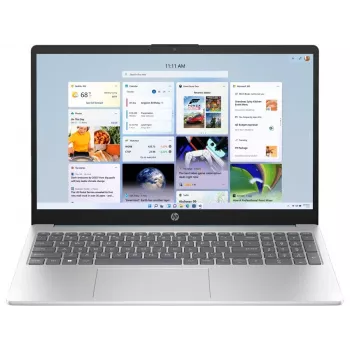 HP 15-fd0287ns Laptop 15.6 inch FHD IPS | Intel Core i7-1355U 13th Gen | 16GB DDR4 | 512GB SSD | Intel Iris Xe Graphics | Windows 11 Home | Wi-Fi 6 | Silver