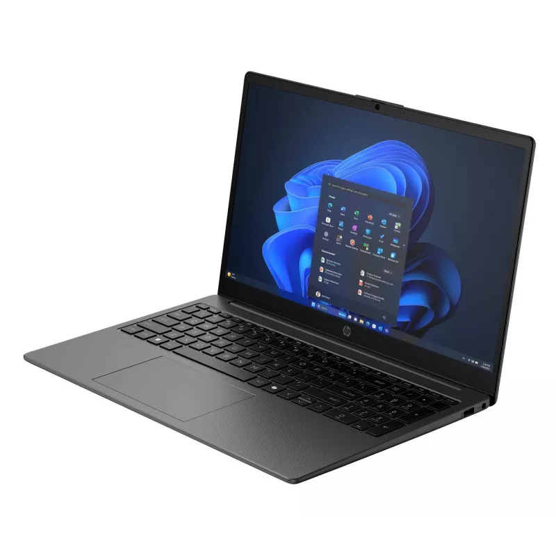 HP 250 G10 Notebook PC, Intel Core 5-120U, 15.6 inch FHD, 8GB RAM, 512GB SSD, FreeDOS, Dark Ash Silver