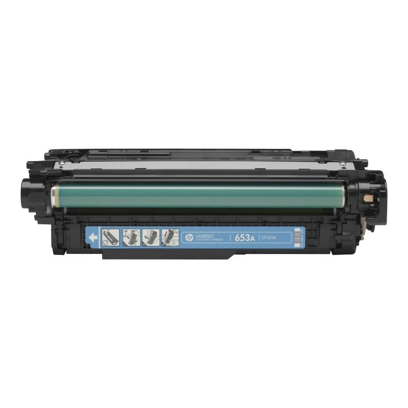 HP 654A Cyan Original Toner Cartridge (CF331A) - 15,000 Pages