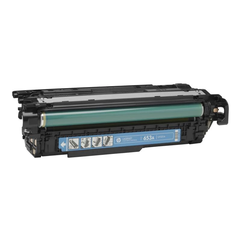 HP 654A Cyan Original Toner Cartridge (CF331A) - 15,000 Pages