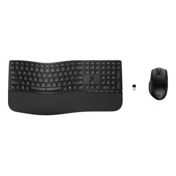 HP 680 Comfort Keyboard and Mouse Set - Dual Wireless - Black