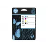 HP 912 Original Ink Cartridge 4-Pack (Black, Cyan, Magenta, Yellow) - 6ZC74AE#30B