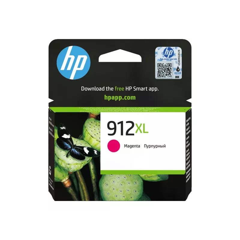 HP 912XL High Yield Magenta Original Ink Cartridge - 825 Pages