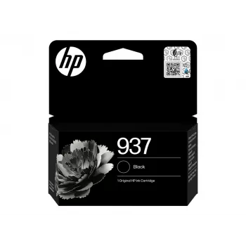 HP 937 Black Original Ink Cartridge (4S6W5NE#30B)