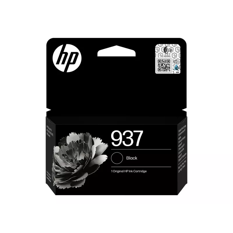 HP 937 Black Original Ink Cartridge (4S6W5NE#30B)