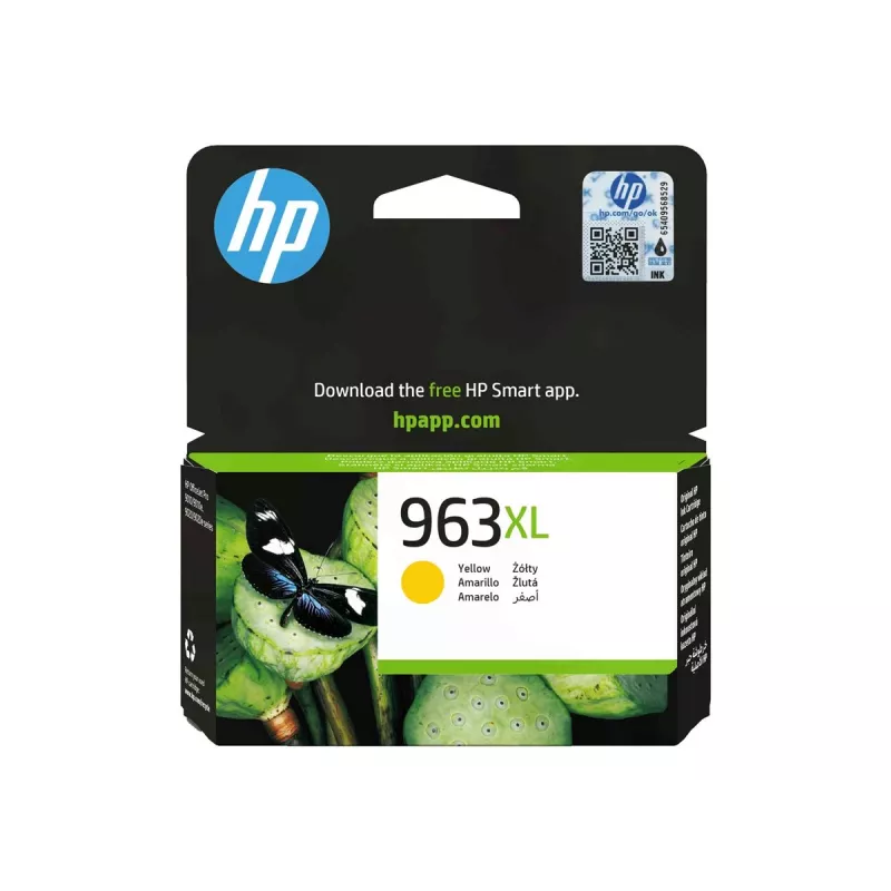 HP 963XL High Yield Yellow Original Ink Cartridge (3JA29AE)