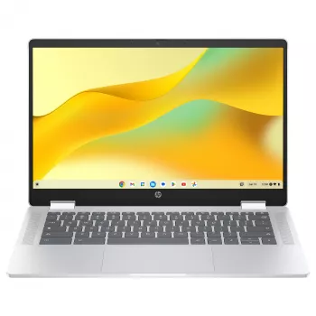HP Chromebook x360 14b-cd0420ngx - 14 inch FHD IPS Touchscreen Convertible - Intel N200 - 8GB RAM - 128GB UFS - Chrome OS - Silver