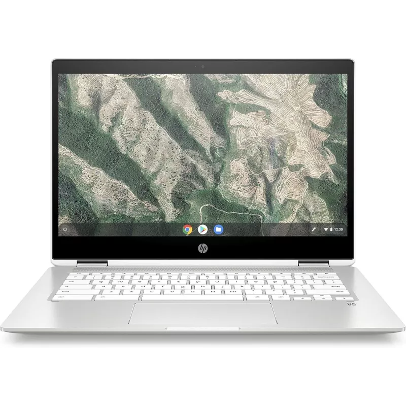 HP Chromebook x360 14c-cc0004na 14 inch FHD Touch 2-in-1 Laptop (Intel Core i5-1135G7, 8GB RAM, 256GB SSD, Chrome OS, Natural Silver)