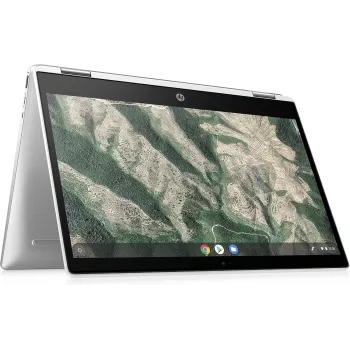 HP Chromebook x360 14c-cc0004na 14 inch FHD Touch 2-in-1 Laptop (Intel Core i5-1135G7, 8GB RAM, 256GB SSD, Chrome OS, Natural Silver)