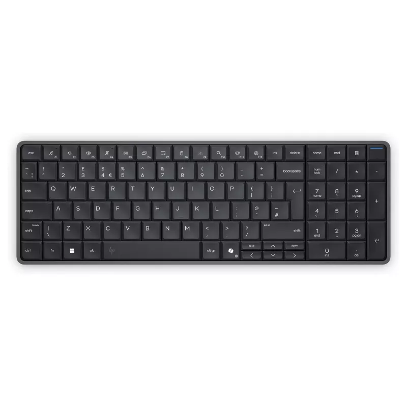 HP EliteBoard G1a Next Gen AI PC - AMD Ryzen AI 5, 16GB RAM, 512GB SSD, Windows 11 Pro, Wi-Fi 6E, Black