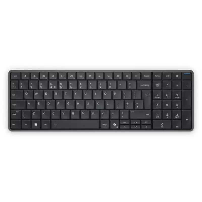 HP EliteBoard G1a Next Gen AI PC - AMD Ryzen AI 5, 16GB RAM, 512GB SSD, Windows 11 Pro, Wi-Fi 6E, Black
