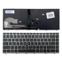 HP EliteBook 840 G5 / 846 G5 / 745 G5 Replacement Keyboard - Silver, Backlit, US English Layout
