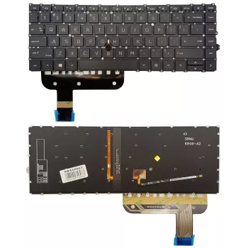 HP EliteBook 845 G7 Backlit Keyboard with Trackpoint, US English (QWERTY), Black