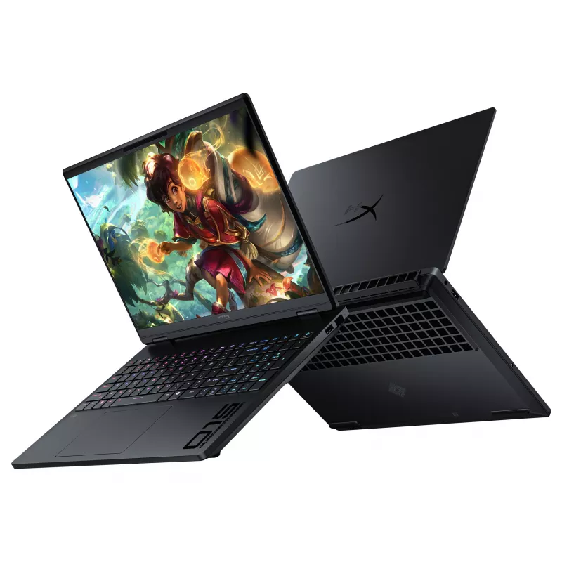 HP HyperX OMEN 15-ga0170ng Gaming Laptop, 15.6 inch FHD IPS 144Hz, Intel Core i5-14650HX, 16GB DDR5 RAM, 1TB SSD, NVIDIA GeForce RTX 5060, Windows 11 Home, German Keyboard, Shadow Black