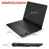 HP HyperX OMEN 16-am2170ng Gaming Laptop, 16.1 inch QHD 165Hz, Intel Core i7-14650HX, 16GB RAM, 512GB SSD, GeForce RTX 5070, FreeDOS, German Keyboard