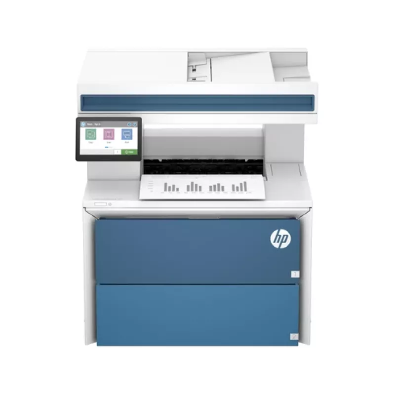 HP LaserJet Enterprise MFP 5601dn Multifunction Monochrome Laser Printer, A4, 50 ppm, Duplex, Network, Touchscreen