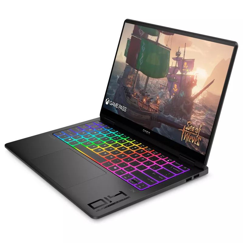 HP OMEN 14-fb1195ng Gaming Laptop 14 inch 2.8K OLED 120Hz, Intel Core Ultra 9 285H, 32GB RAM, 2TB SSD, RTX 5070, Windows 11 Home
