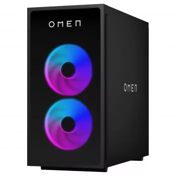 HP OMEN GT16-1474ng 35L Gaming Desktop PC, AMD Ryzen 7 9800X3D, 32GB DDR5, 1TB SSD, NVIDIA GeForce RTX 5070, Windows 11 Home, Shadow Black