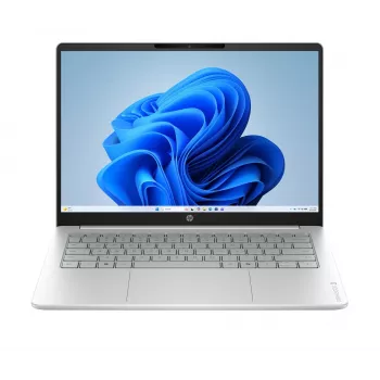 HP OmniBook 3 14-hu0012nwx 14 inch 2K IPS Laptop - Intel Core 3 100U, 8GB DDR5, 256GB SSD, Windows 11 Home, Glacier Silver