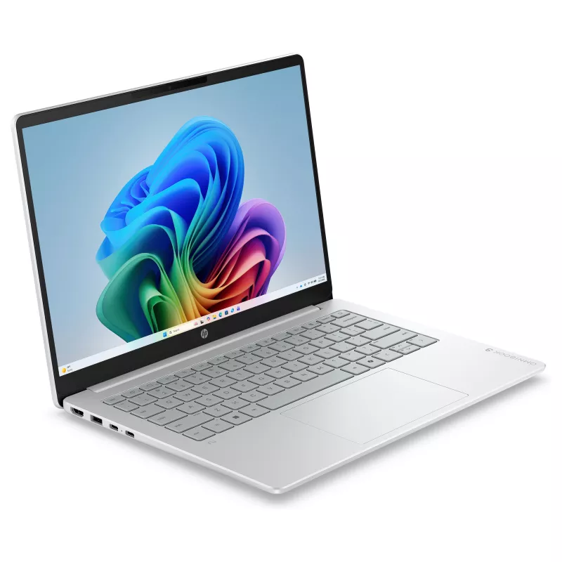 HP OmniBook 3 14-hz0351ngx Snapdragon X X1-26-100 16GB RAM 512GB SSD 14 inch FHD Laptop Windows 11 Home Silver
