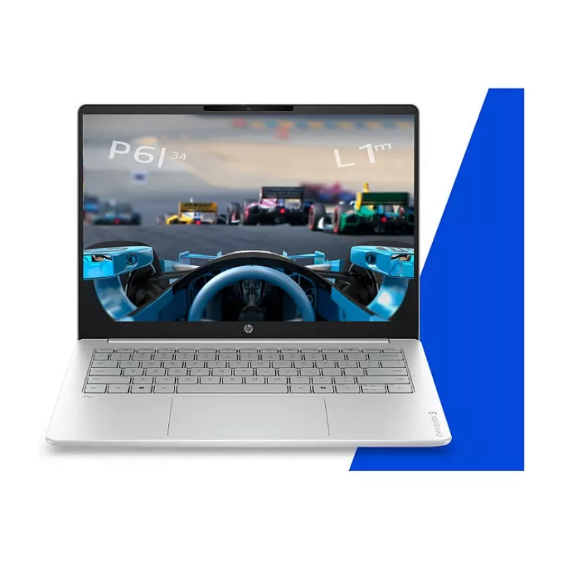 HP OmniBook 3 14-hz0351ngx Snapdragon X X1-26-100 16GB RAM 512GB SSD 14 inch FHD Laptop Windows 11 Home Silver
