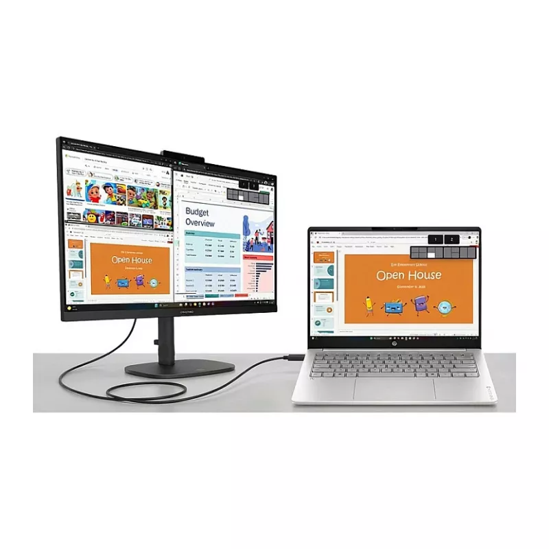 HP OmniBook 3 16-bu0055ngx 16-inch Laptop, Intel Core Ultra 5 225U, 24GB DDR5 RAM, 512GB SSD, Windows 11 Home, Silver