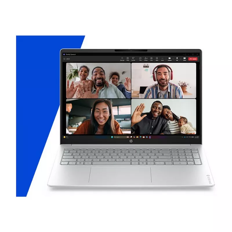 HP OmniBook 3 16-bu0131ng, 16 inch WUXGA IPS, Intel Core 3 100U, 8GB RAM, 512GB SSD, Windows 11 Home, Natural Silver