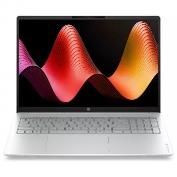 HP OmniBook 3 16-bu0150ng 16 inch WUXGA IPS Laptop, Intel Core 5 120U, 12GB RAM, 512GB SSD, FreeDOS, Natural Silver, German Keyboard