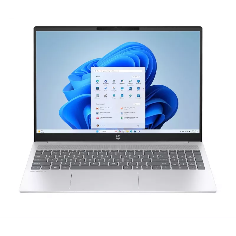 HP OmniBook 5 16-bc1019nw, 16 inch IPS 300nits Anti-Glare, AMD Ryzen 7 8840U, 16GB LPDDR5X, 512GB SSD, AMD Radeon 780M, 1080p Webcam, 59Wh, No OS, Glacier Silver, 2-Year Warranty