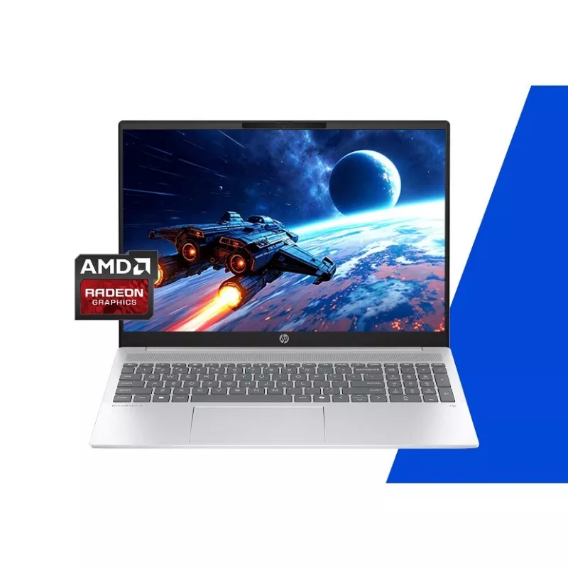 HP OmniBook 5 16-bc1019nw, 16 inch IPS 300nits Anti-Glare, AMD Ryzen 7 8840U, 16GB LPDDR5X, 512GB SSD, AMD Radeon 780M, 1080p Webcam, 59Wh, No OS, Glacier Silver, 2-Year Warranty