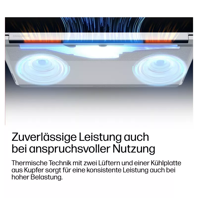 HP OmniBook X Next Gen AI 14-ka0050ngx CU5 325/16/512SSD/W11 Home - German Keyboard Layout, Meteorite Grey