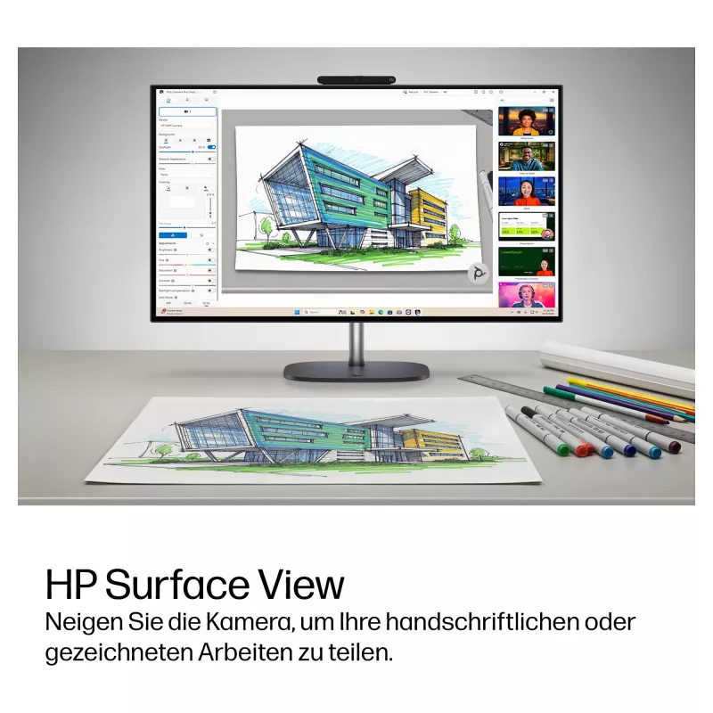 HP OmniStudio X 27-cx0471ng All-in-One PC, 27 inch QHD IPS, Intel Core Ultra 7, 24GB DDR5, 1TB SSD, Windows 11 Home