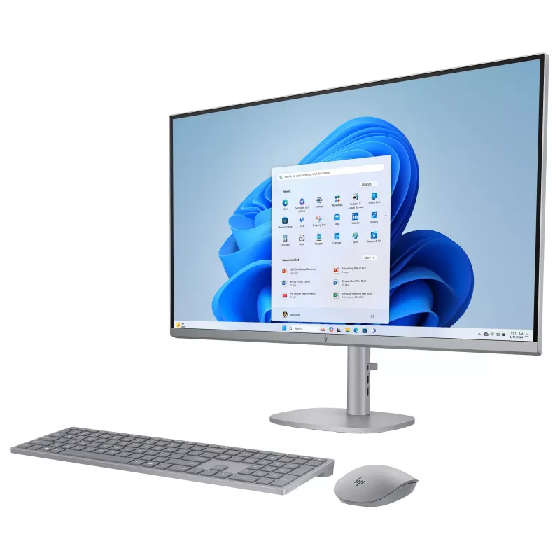 HP OmniStudio X All-in-One 32-c0077ng, silver, Windows 11 Home