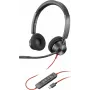 HP Poly Blackwire 3320-M USB-C Wired Headset with Boom Microphone, Noise Cancelling, Black