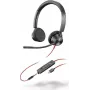 HP Poly Blackwire 3325 Stereo Microsoft Teams Certified USB-C Headset +3.5mm Plug +USB-C/A Adapter