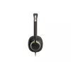 HP Poly Mission 825 Stereo USB Wired Headset with Active Noise Cancellation, Black, Certified for Microsoft Teams, Zoom, Google Meet, Works With Chromebook