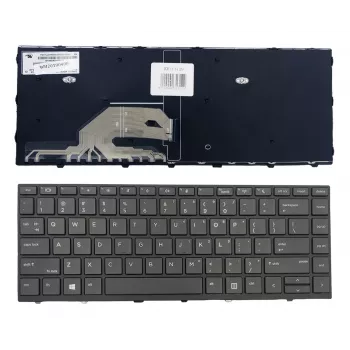 HP ProBook 430 G5 / 440 G5 Laptop Keyboard Assembly with Frame, US English, Backlit, Black