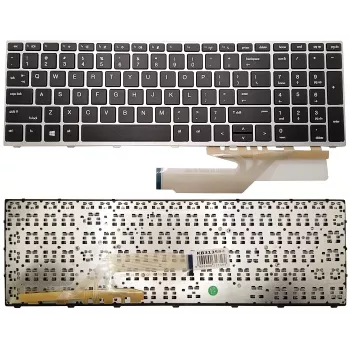 HP ProBook 450 G5, 455 G5, 470 G5 Replacement Keyboard with Frame - US English Layout