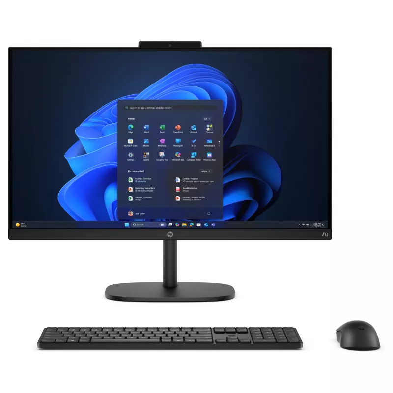 HP ProStudio 2 G2a All-in-One PC, 23.8 inch FHD, AMD Ryzen 5 2200G, 16GB RAM, 512GB SSD, Windows 11 Pro, Black