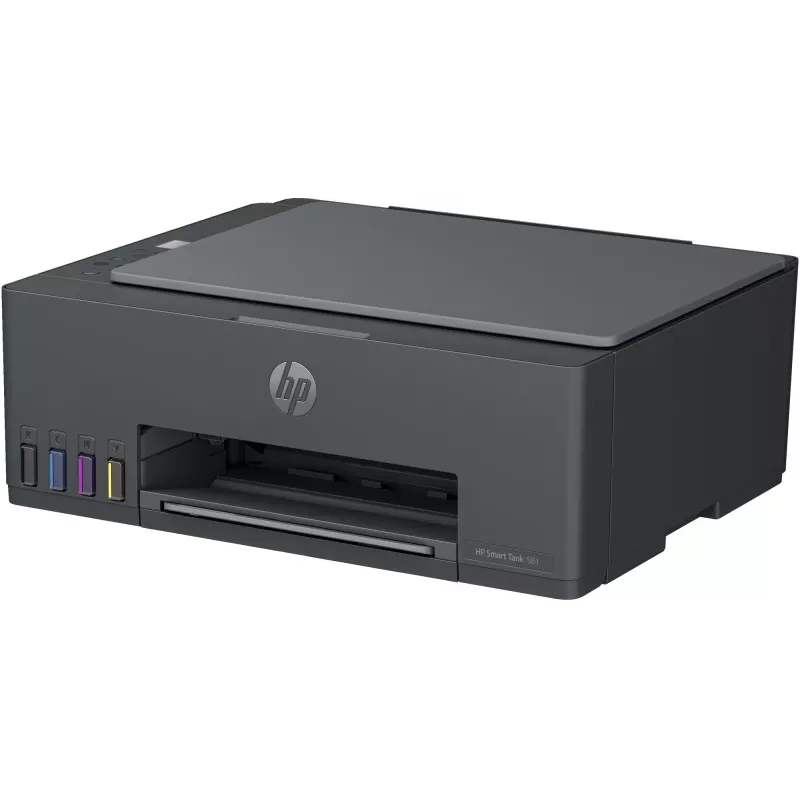 HP Smart Tank 581 All-in-One Colour Inkjet Printer – Print, Scan, Copy, A4, 12 ppm, USB, Wi-Fi, Bluetooth