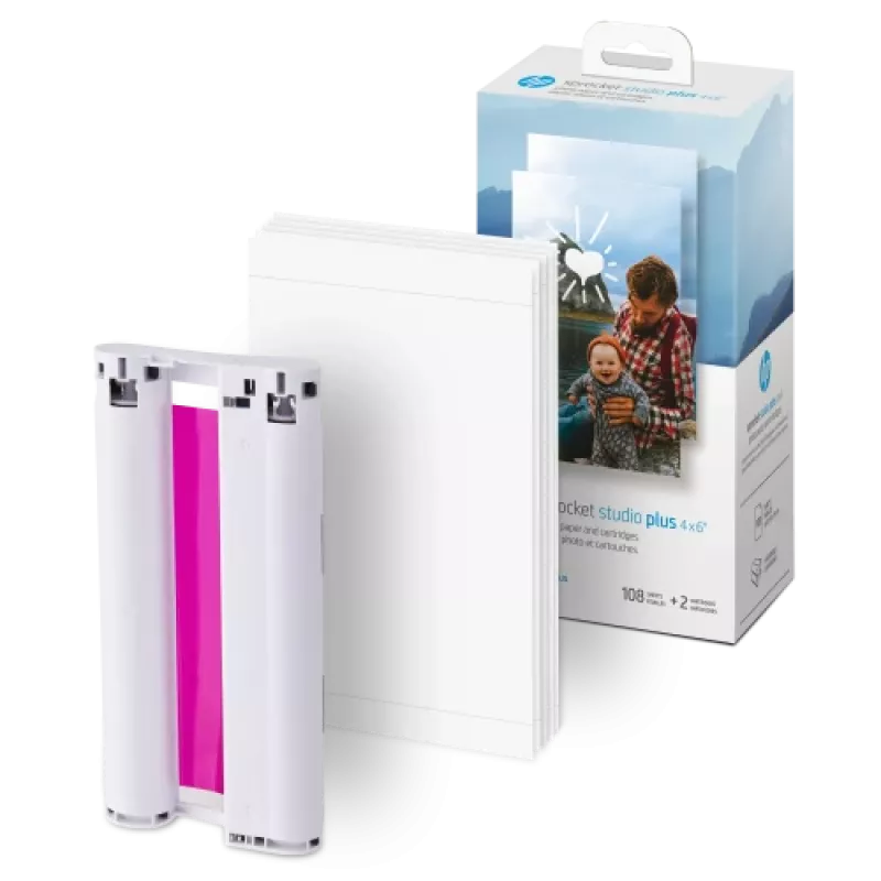 HP Sprocket Studio Plus 4x6 Photo Paper (108 Sheets) - Glossy