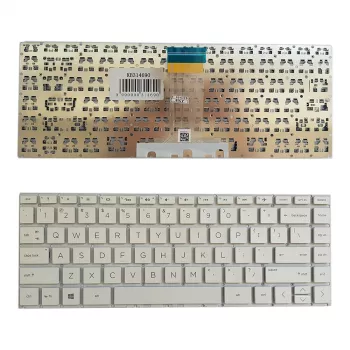 HP Stream 14-DS Replacement Keyboard, US English, White