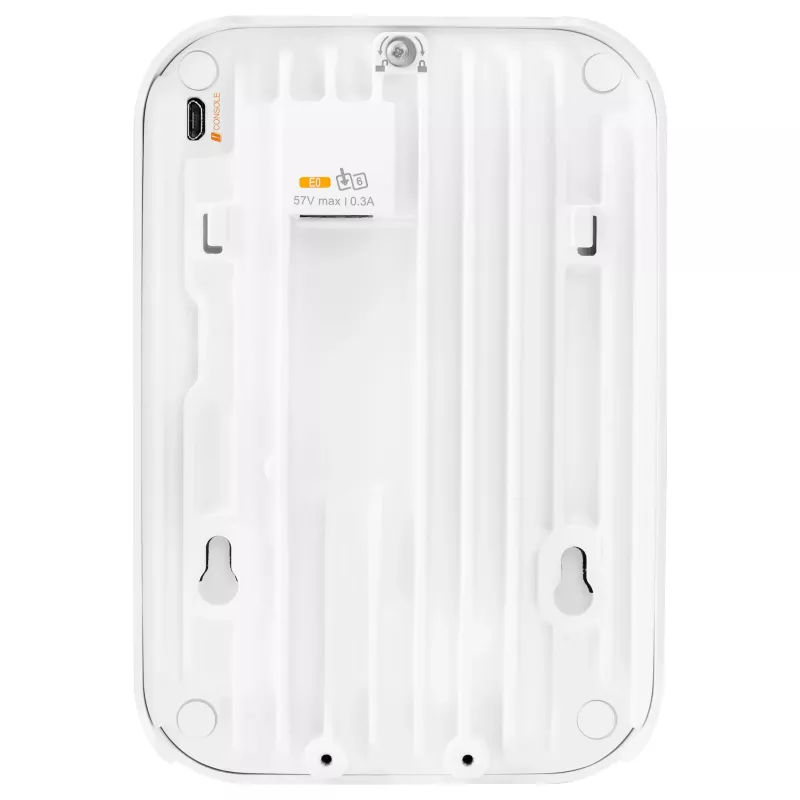 HPE Aruba Networking AP-605H RW 2-Radio 3-Band 2x2 Wi-Fi 6E 1+4 ETH PSE USB Hospitality Access Point