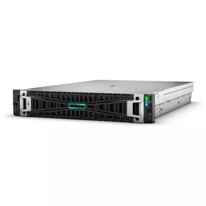 HPE ProLiant DL345 Gen11 Server - 2U Rack, AMD EPYC 9115 2.6GHz 16-Core, 64GB RAM, 8 SFF Hot-Plug, MR416i-p, Dual 1000W PSU
