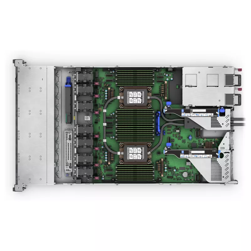 HPE ProLiant DL360 Gen12 Server, 6505P 2.2GHz 12-Core, 2x32GB RAM, 8SFF Hot Plug, MR408i-o, 2x1000W