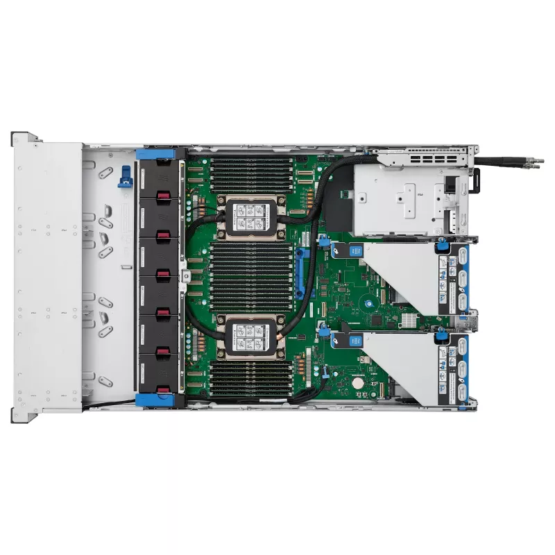 HPE ProLiant DL380 Gen12 Server, Intel Xeon 6505P 2.2GHz 12-Core, 64GB DDR5 RAM, 8 SFF Hot-Plug Bays, MR408i-o Controller, 2x1000W Redundant PSU, 2U Rack