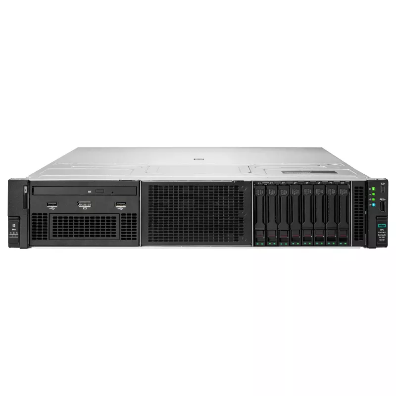 HPE ProLiant DL380 Gen12 Server, Intel Xeon 6505P 2.2GHz 12-Core, 64GB DDR5 RAM, 8 SFF Hot-Plug Bays, MR408i-o Controller, 2x1000W Redundant PSU, 2U Rack