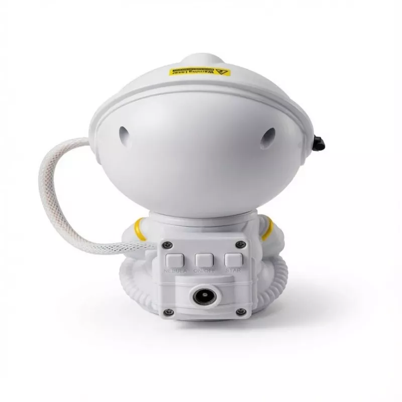 HQ Sitting Astronaut Star Sky & Nebula Projector with 360° Rotating Head and Remote Control White