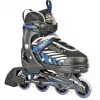 HUDORA Leon Adjustable Children's Inline Skates Black/Blue Size 33-36