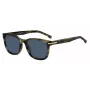 HUGO BOSS BLACK BOSS1722GS517 Rectangular Sunglasses Black Frame Grey Lens 54mm